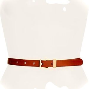 ✨ NORDSTROM ~ Metal Keeper Belt in Cognac Size M (35”) ✨